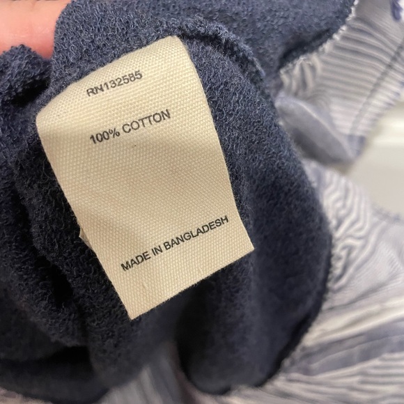 At well Cotton Midi Dress with plaid details at the bottom size M - Picture 3 of 3